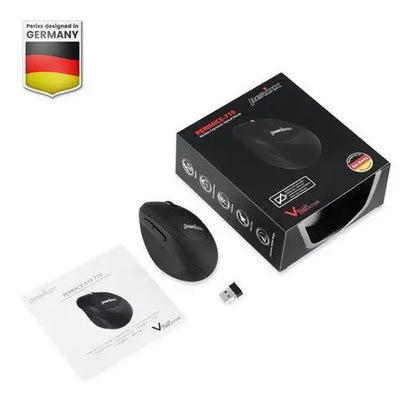 Mouse Ergonómico Vertical Derecho Perixx 719 Diginet Color Negro