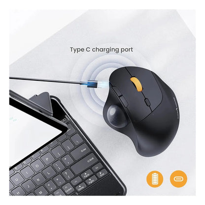 Mouse Con Trackball Diestro Ergonómico Inalámbrico ProtoArc Em04
